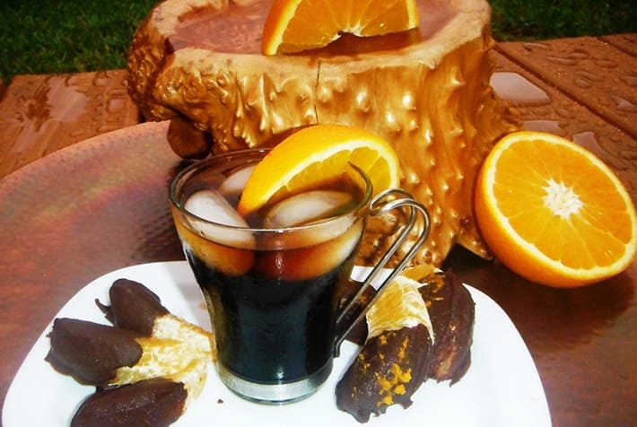 Кофе с ромом и апельсином