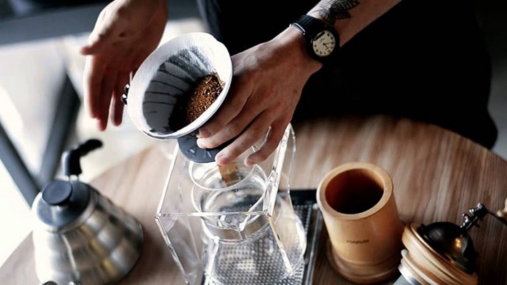 Приготовление фильтрованного кофе