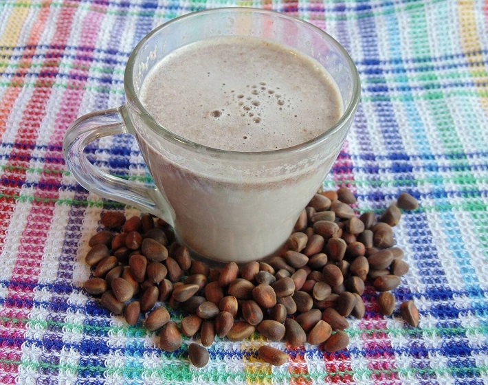Вкусный кофе с кедровыми орехами