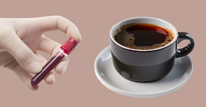 Анализ крови и кофе